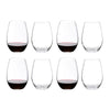 Riedel O Wine Tumbler Syrah / Shiraz Glasses, Set of 8
