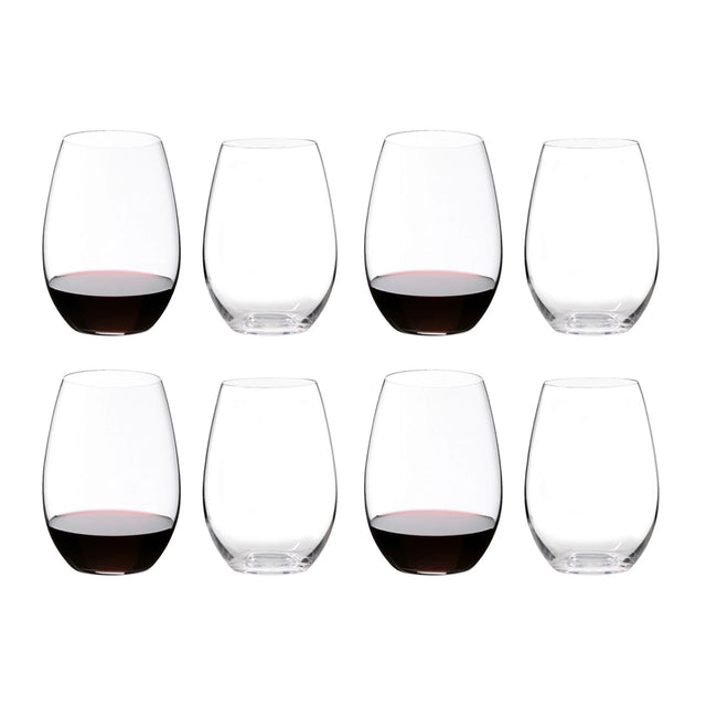 Riedel O Wine Tumbler Syrah / Shiraz Glasses, Set of 8