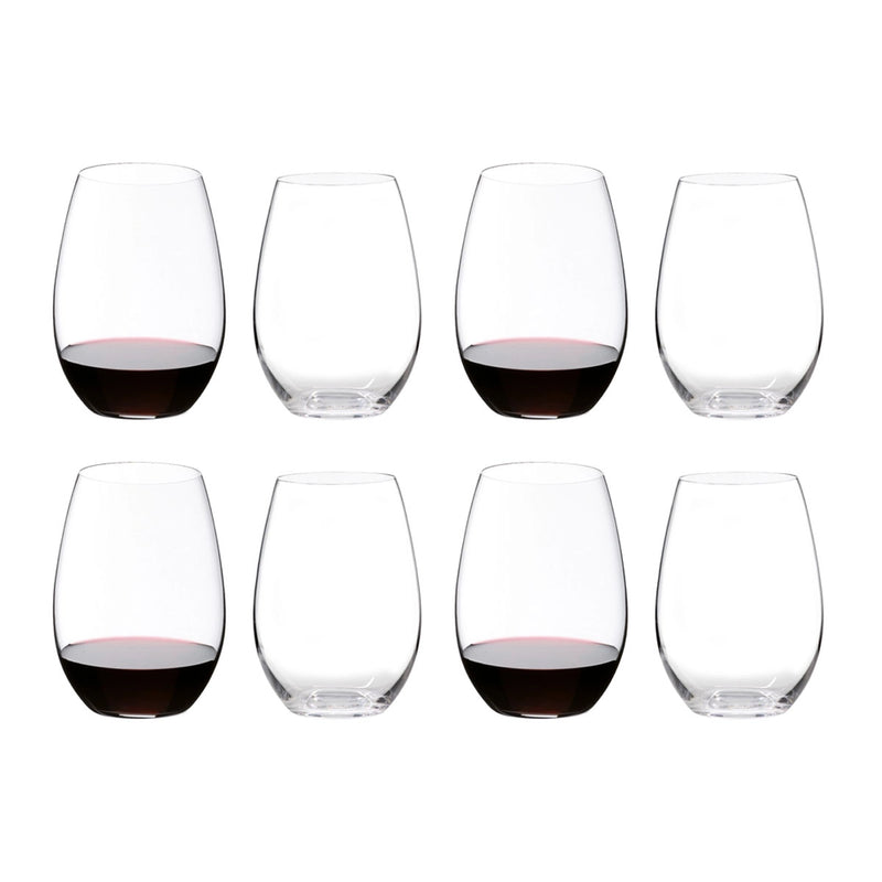 Riedel O Wine Tumbler Syrah / Shiraz Glasses, Set of 8
