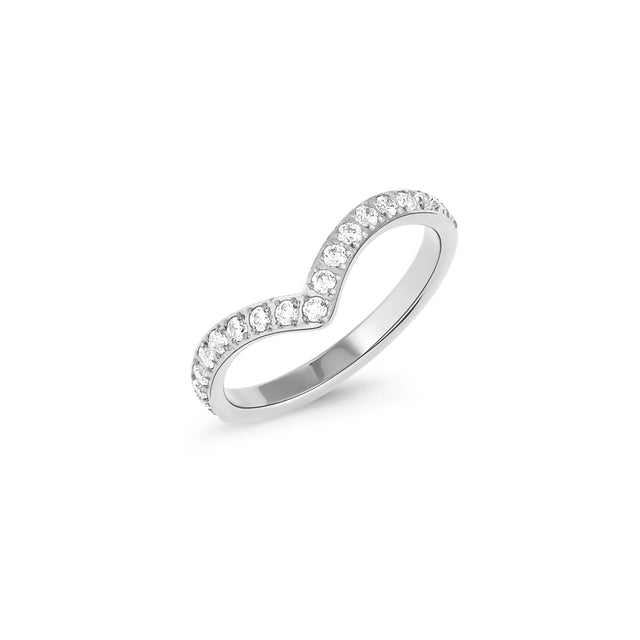 Amori Pave Kate Silver - Size 6