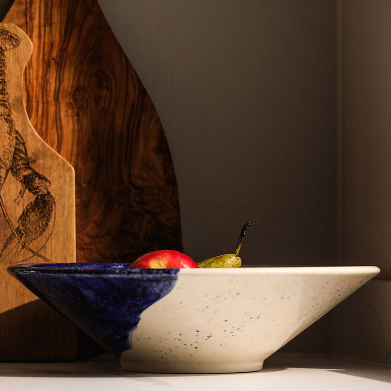 Selbrae House Ceramic Serving Bowl, Large, Wave
