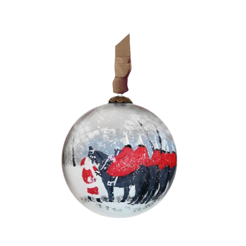 Father Christmas and The Royal Guards, Christmas Decoration, by Tom Martin