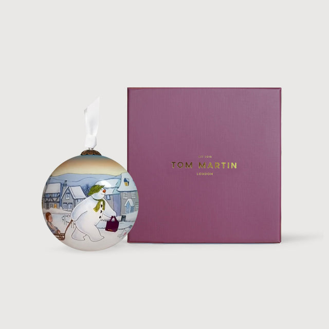 A Winters Walk, Christmas Decoration, The Snowman by Tom Martin