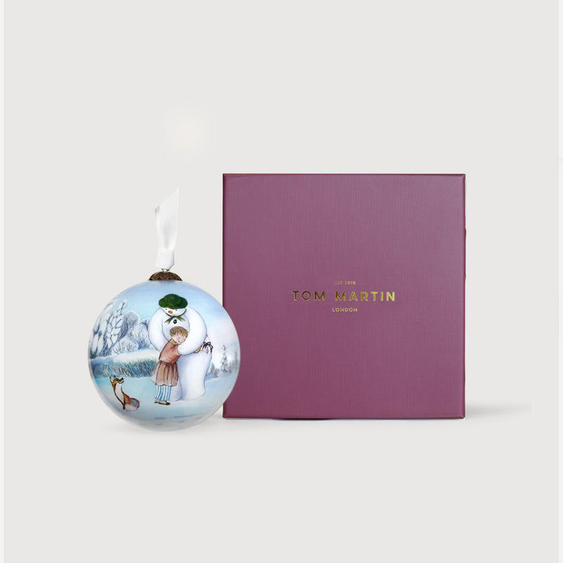 The Snowman Set of 2, Christmas Decoration, The Snowman by Tom Martin