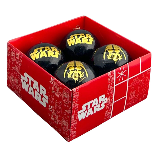 Christmas Inspirations Star Wars Gold Ornaments, Set of 4