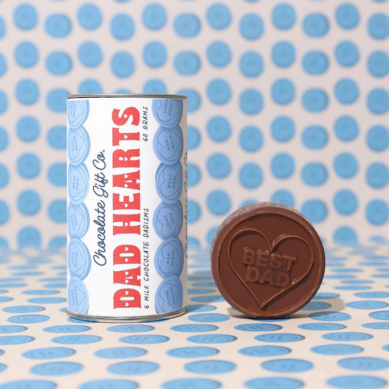 The Chocolate Gift Company Love You "Dad Hearts"