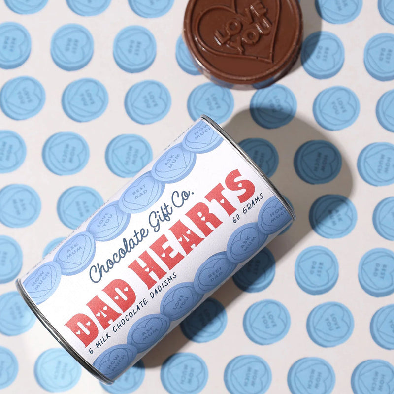 The Chocolate Gift Company Love You "Dad Hearts"
