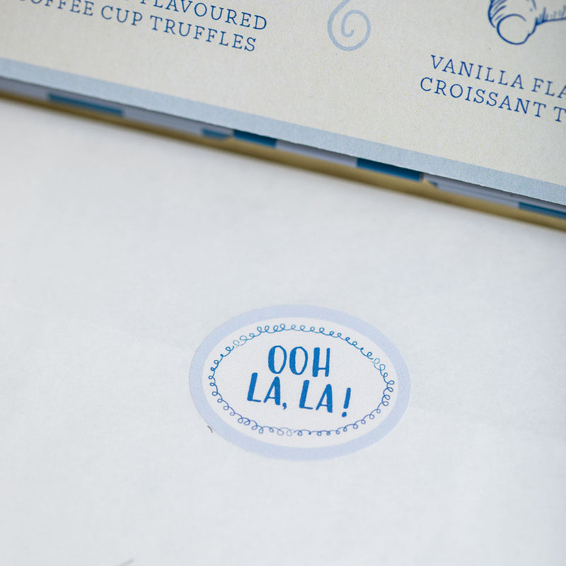 The Chocolate Gift Company Coffee and Croissant Truffle Tin