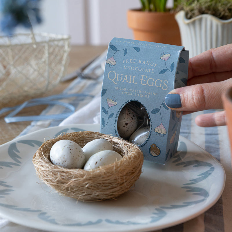 The Chocolate Gift Company Praline Quail Chocolate Eggs