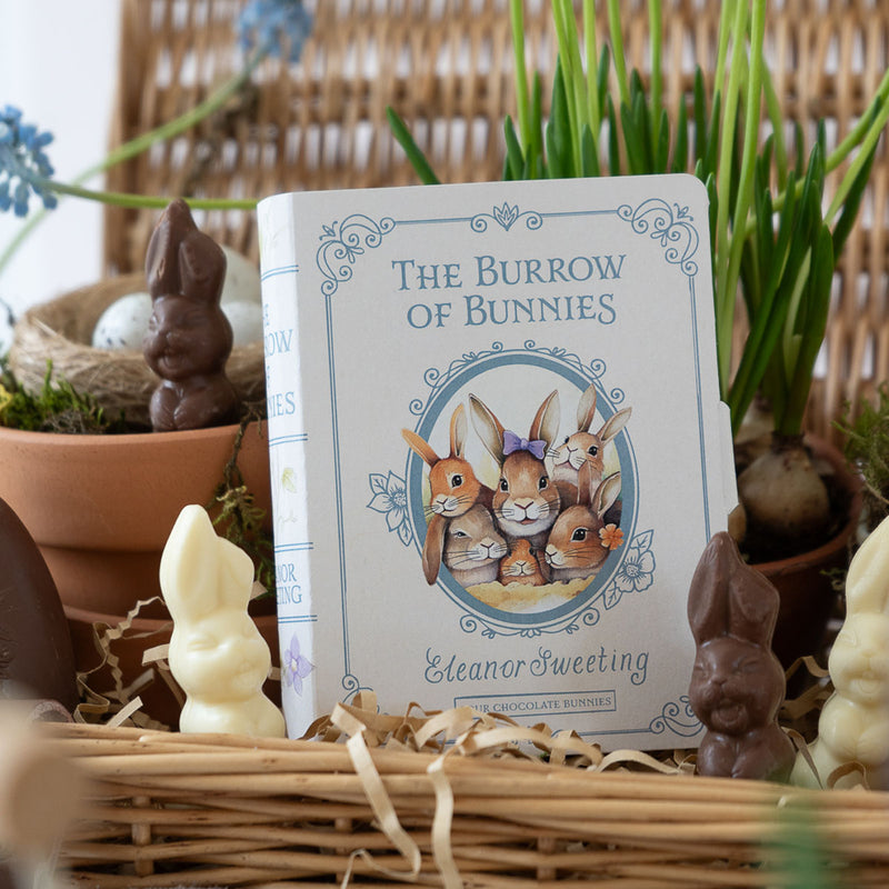 The Chocolate Gift Company The Burrow of Bunnies Chocolate Book