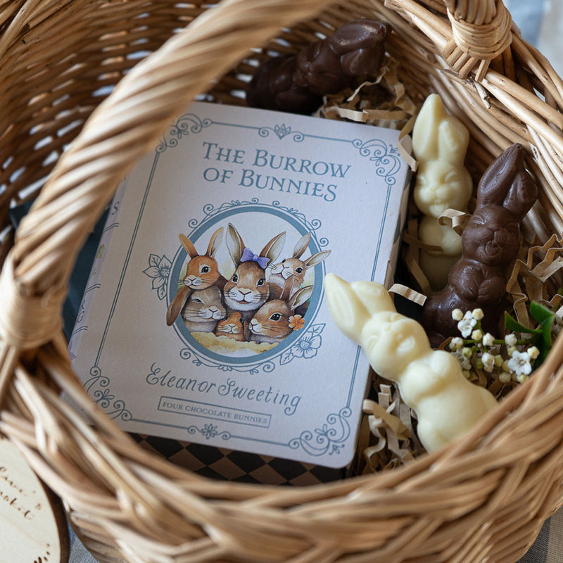 The Chocolate Gift Company The Burrow of Bunnies Chocolate Book