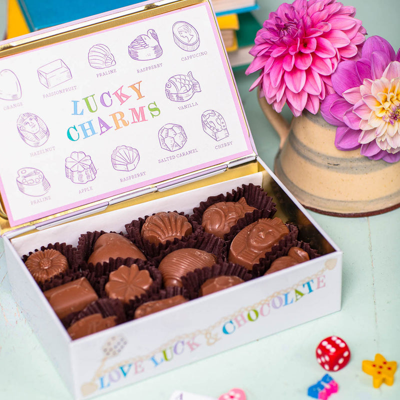 The Chocolate Gift Company Lucky Charms Truffle Tin