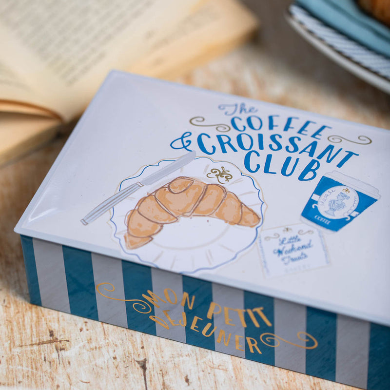 The Chocolate Gift Company Coffee and Croissant Truffle Tin