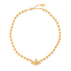 Vivienne Westwood Thames Mini Bas Relief Choker, Gold Plated