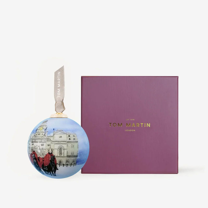 Cavalry at Horse Guards Parade, Christmas Decoration, by Tom Martin