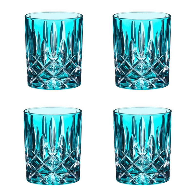 Riedel Laudon Turquoise Tumblers, Set of 4