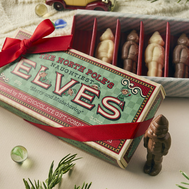 The Chocolate Gift Company The Naughtiest Workshop Elves Chocolate Set