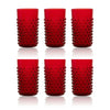 Klimchi Underlay Garnet Hobnail Tumblers (set of 6)