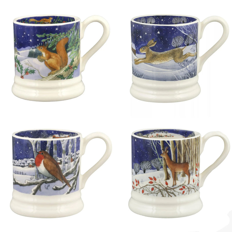 Emma Bridgewater Midnight Mugs, Set of 4