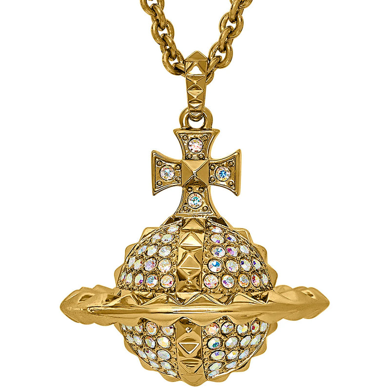 Vivienne Westwood Mayfair Large Gold Orb Pendant, Gold Plated