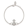 Vivienne Westwood Mayfair Bas Relief Bracelet, Rhodium Plated