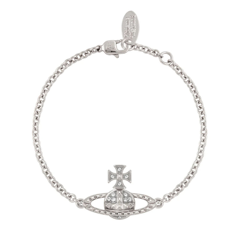 Vivienne Westwood Mayfair Bas Relief Bracelet, Rhodium Plated