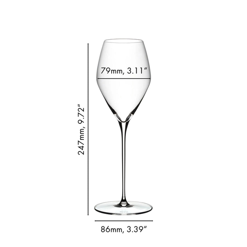 Riedel Veloce Sauvignon Blanc Glasses, Set of 8