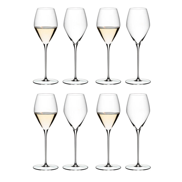 Riedel Veloce Sauvignon Blanc Glasses, Set of 8