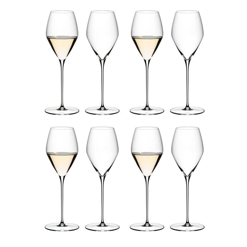 Riedel Veloce Sauvignon Blanc Glasses, Set of 8