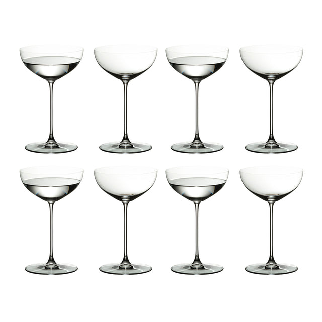 Riedel Veritas Coupe / Cocktail Glasses, Set of 8
