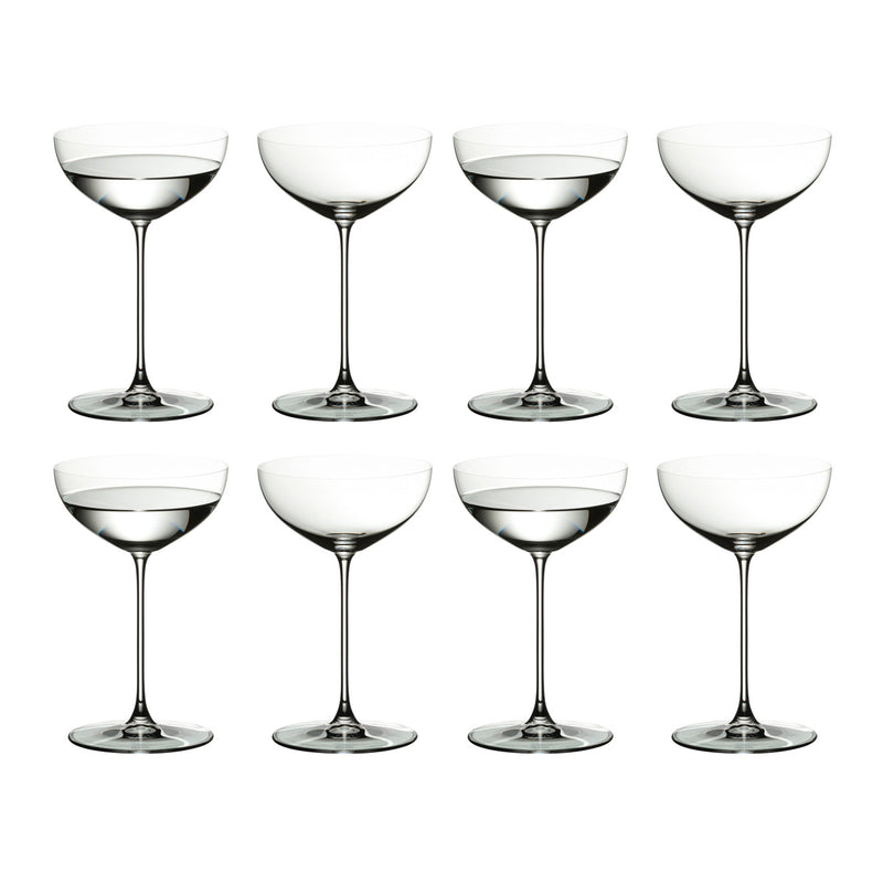 Riedel Veritas Coupe / Cocktail Glasses, Set of 8