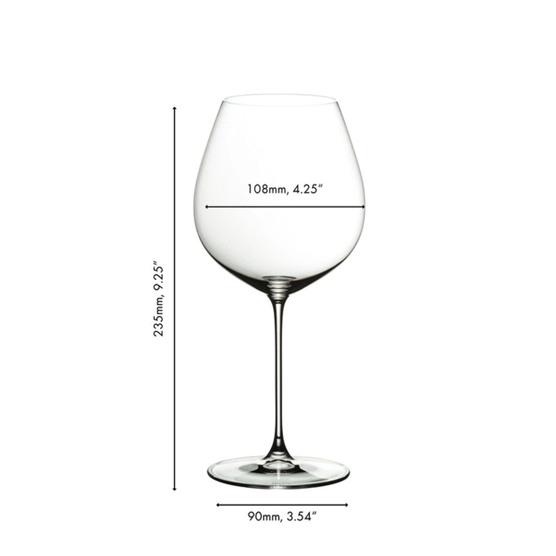 Riedel Veritas 270th Anniversary Old World Pinot Noir Glasses, Set of 2