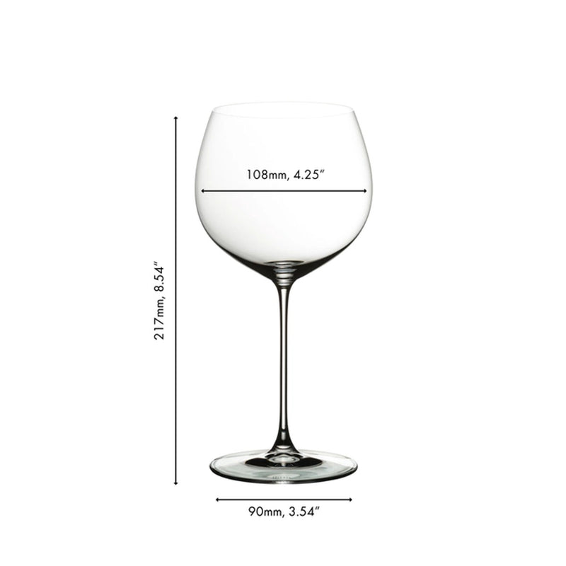 Riedel Veritas Oaked Chardonnay Glasses, Set of 8