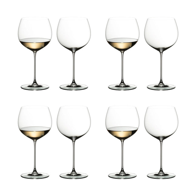 Riedel Veritas Oaked Chardonnay Glasses, Set of 8