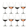 Riedel Veritas New World Pinot Noir / Nebbiolo / Rose Champagne Glasses, Set of 8