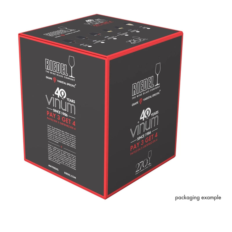 Riedel Vinum 270th Anniversary Cuvee Prestige Glasses, Pay 3 Get 4