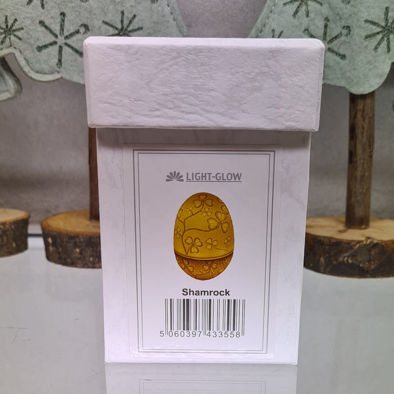 Glow by Welino Shamrock Faberge Porcelain Medium Tealight