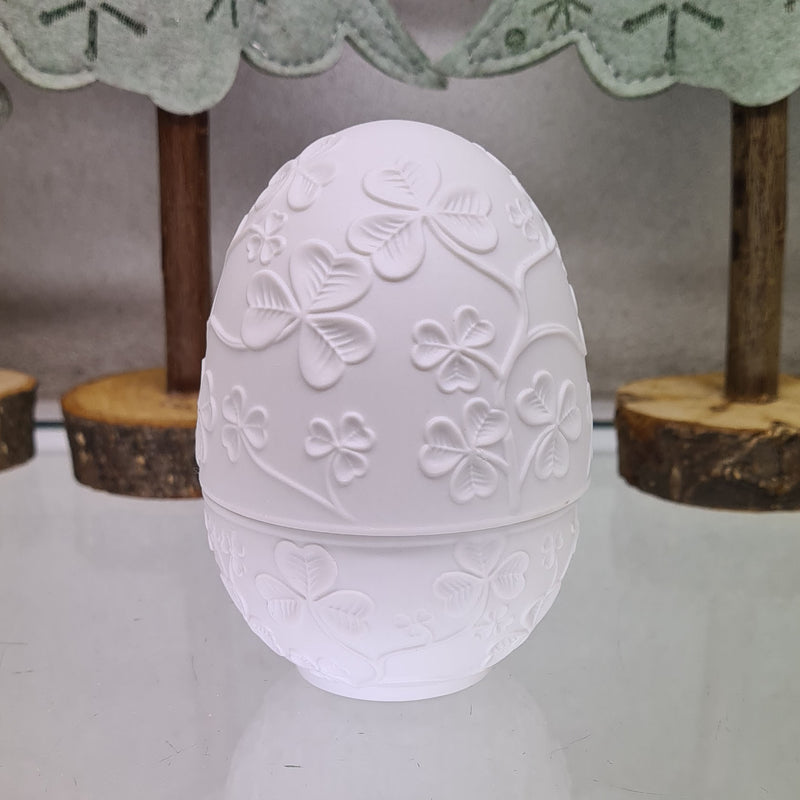 Glow by Welino Shamrock Faberge Porcelain Medium Tealight