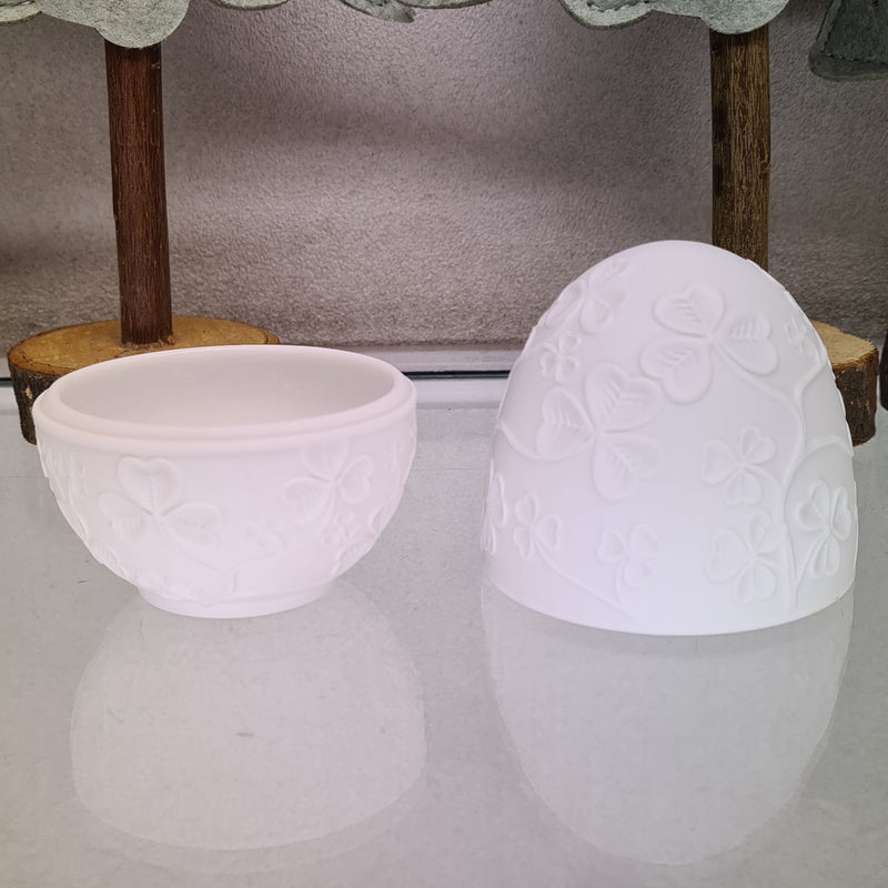 Glow by Welino Shamrock Faberge Porcelain Medium Tealight