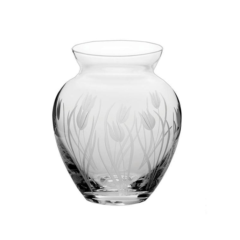 Royal Scot Crystal Wild Tulip Small Posy Vase, 120mm
