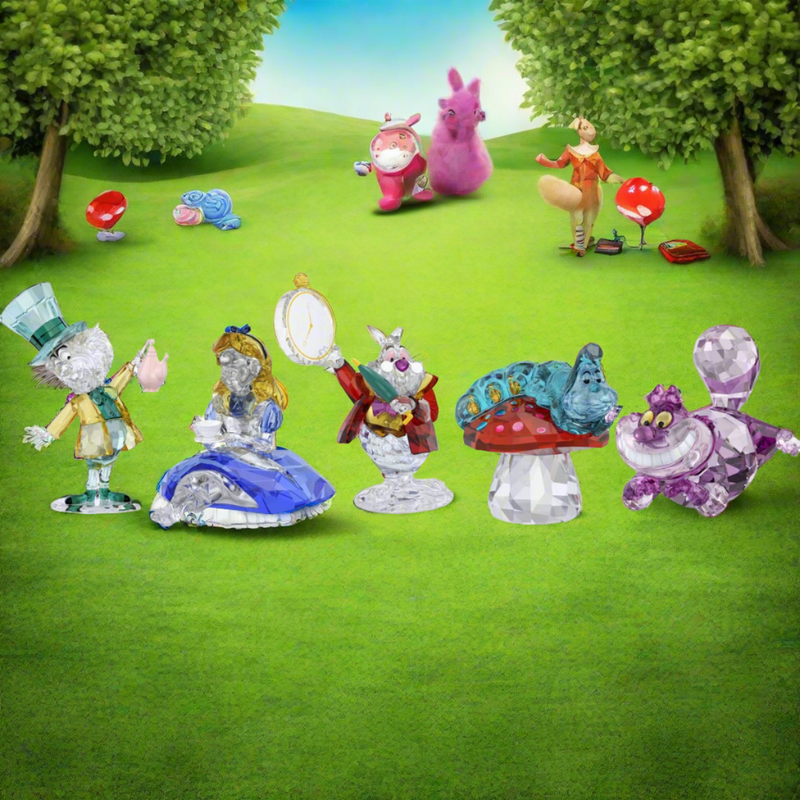 Swarovski Alice In Wonderland Set