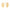 Amori Anchor Earrings, Gold

