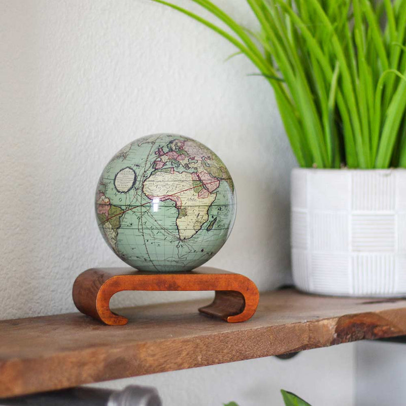 Antique Terrestrial Green 6 inch Mova Globe