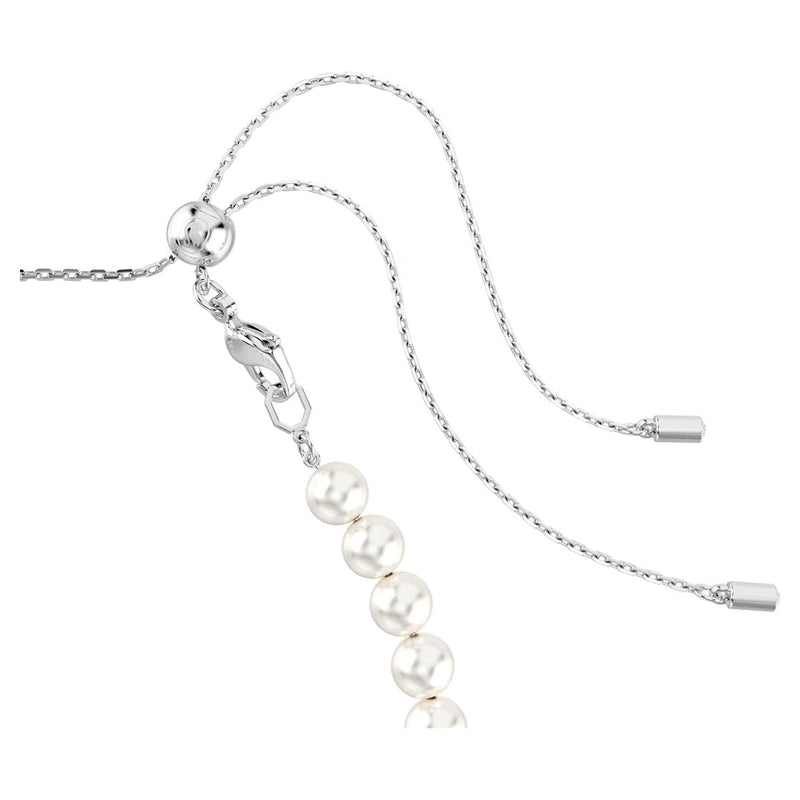 Swarovski x Ariana Grande Capsule Angelic Choker, White, Rhodium Plated