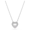 Swarovski x Ariana Grande Capsule Angelic Pendant, White, Rhodium Plated