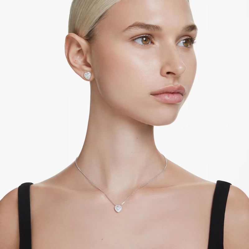 Swarovski x Ariana Grande Capsule Angelic Jewellery Set, White, Rhodium Plated