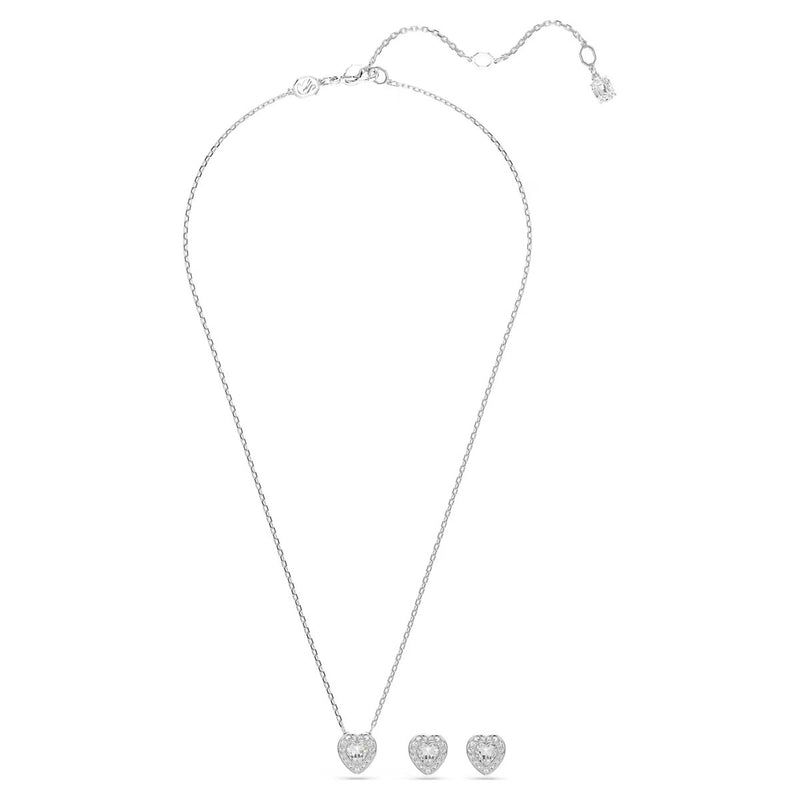 Swarovski x Ariana Grande Capsule Angelic Jewellery Set, White, Rhodium Plated