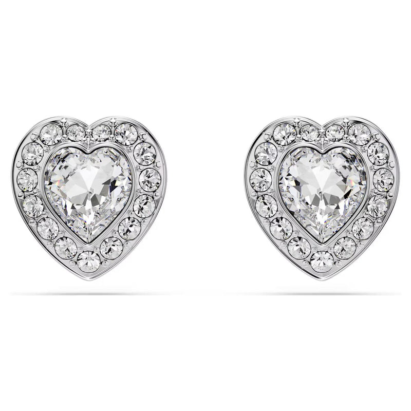 Swarovski x Ariana Grande Capsule Angelic Earrings, White, Rhodium Plated
