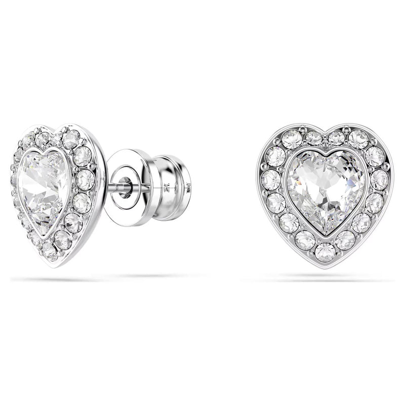 Swarovski x Ariana Grande Capsule Angelic Earrings, White, Rhodium Plated