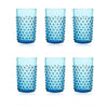 Klimchi Azure Hobnail Tumblers (set of 6)